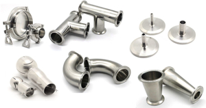 DN10-250 316L อุปกรณ์ท่อสุขาภิบาลสำหรับเกรดยาอาหาร